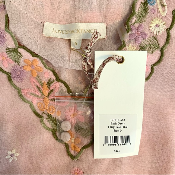 NWT LoveShackFancy Paris Dress - Picture 10 of 12
